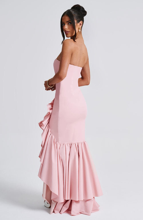 Angelina Maxi Elbisesi - Blush