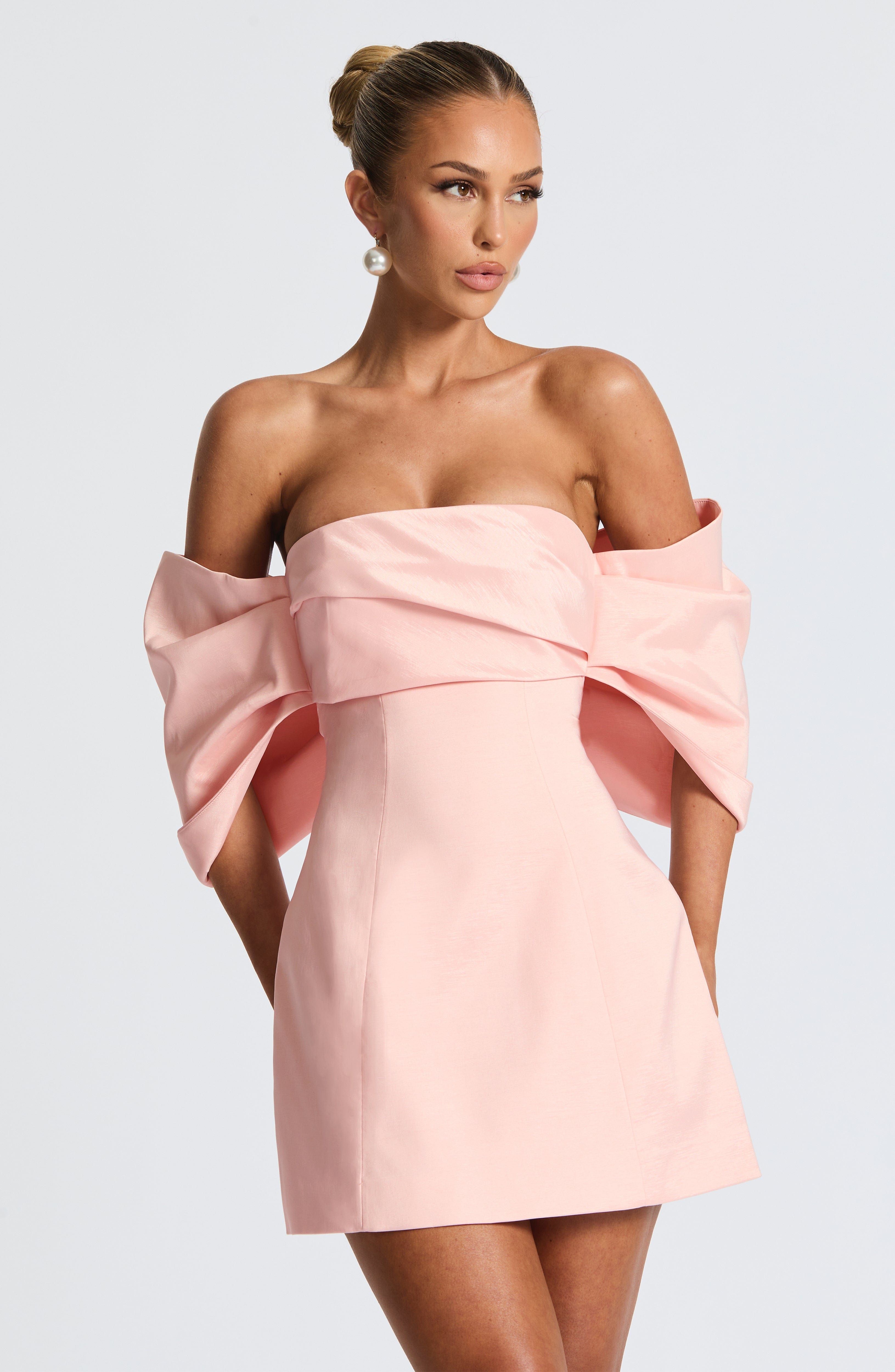 Briella Mini Elbisesi - Blush