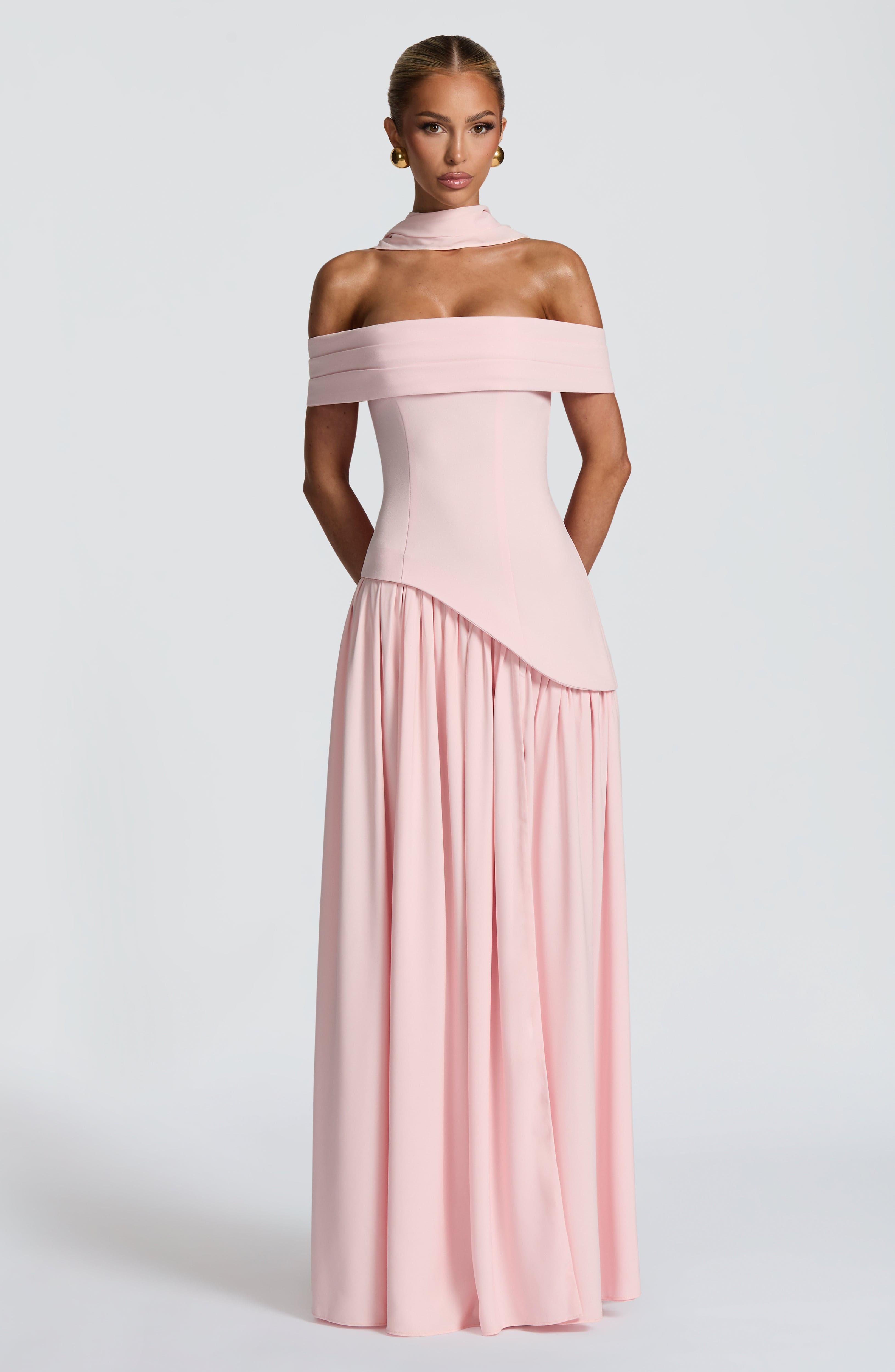 Delilah Maxi Elbisesi - Blush Rengi