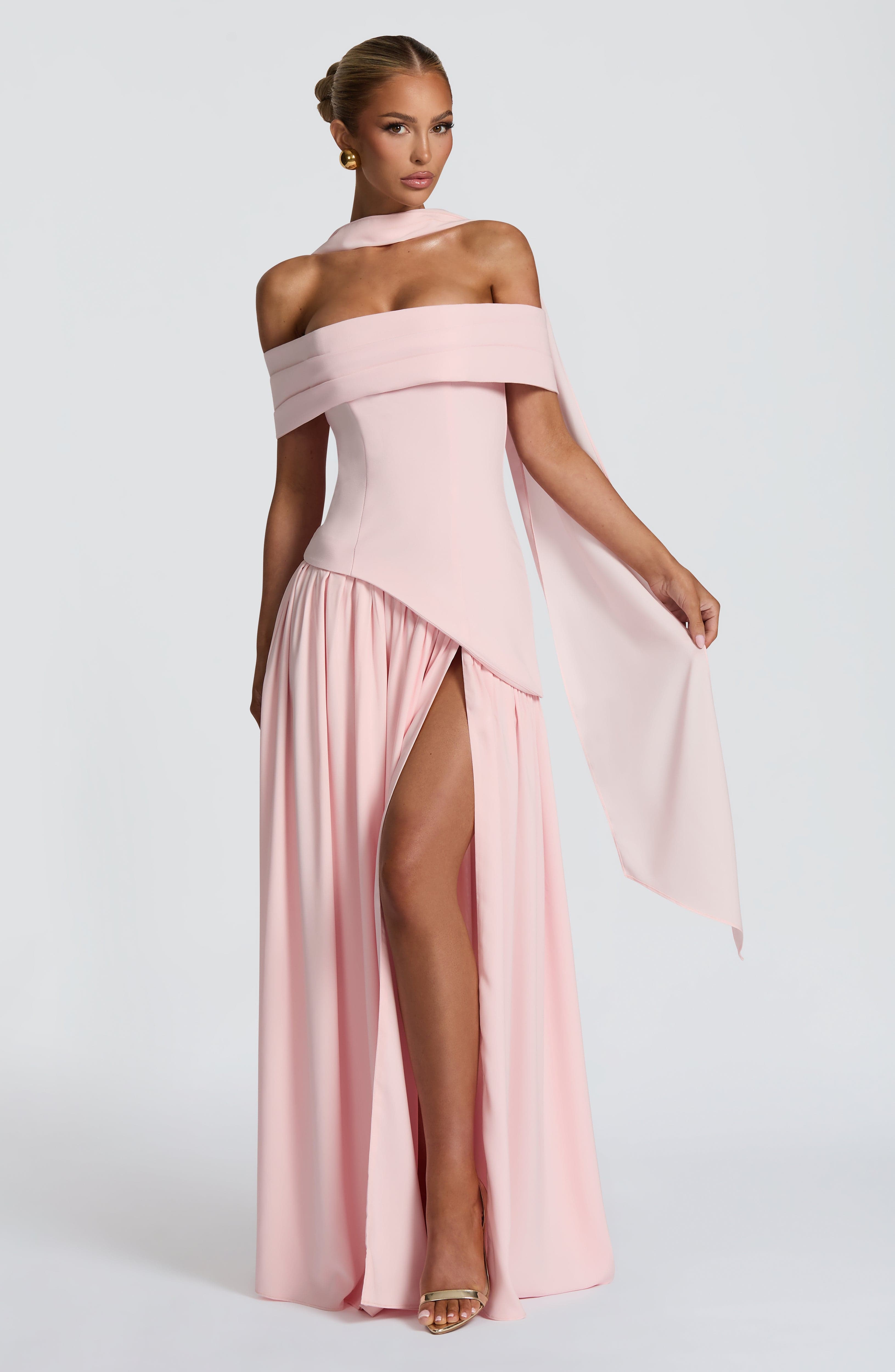 Delilah Maxi Elbisesi - Blush Rengi