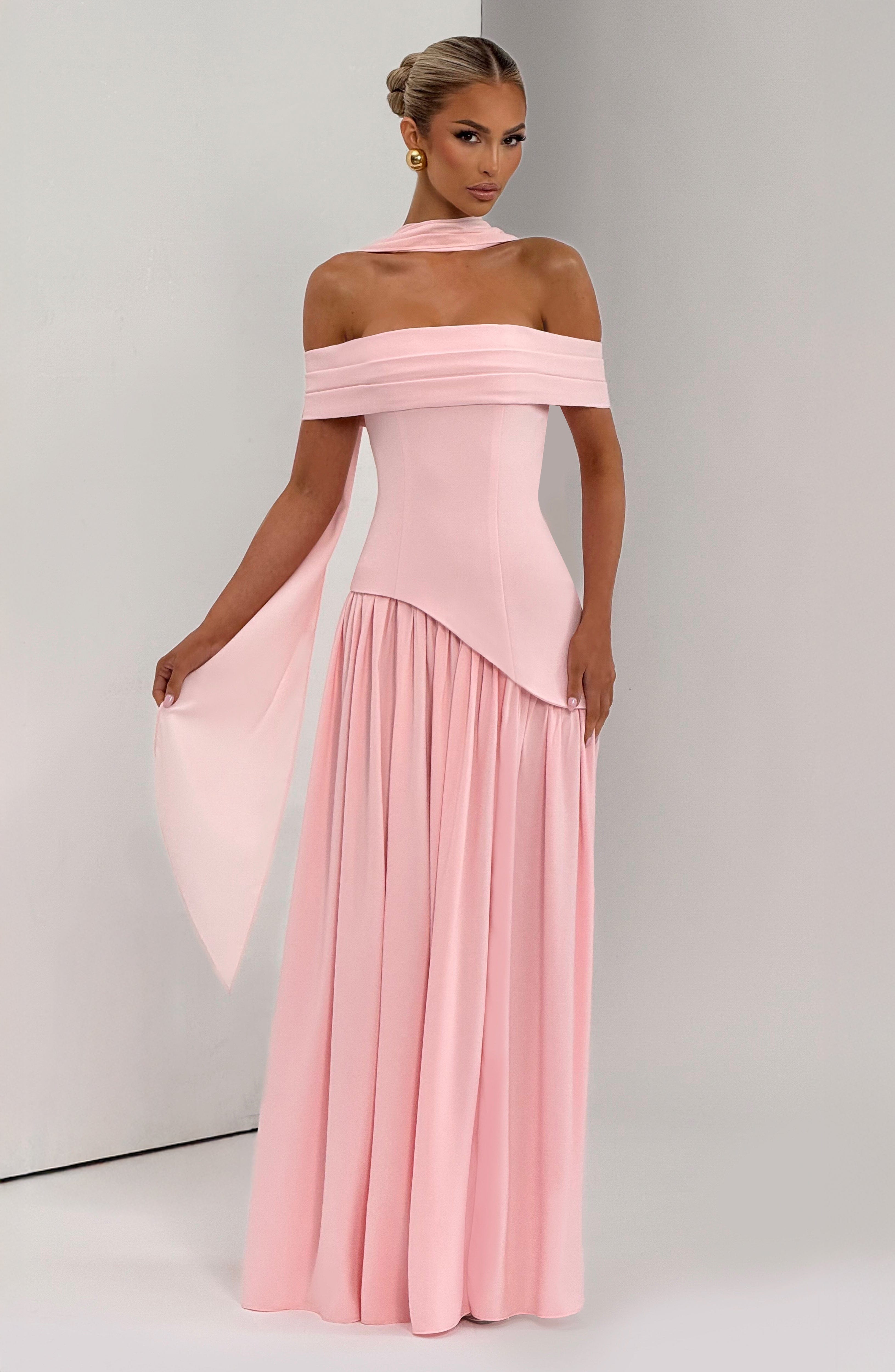 Delilah Maxi Elbisesi - Blush Rengi