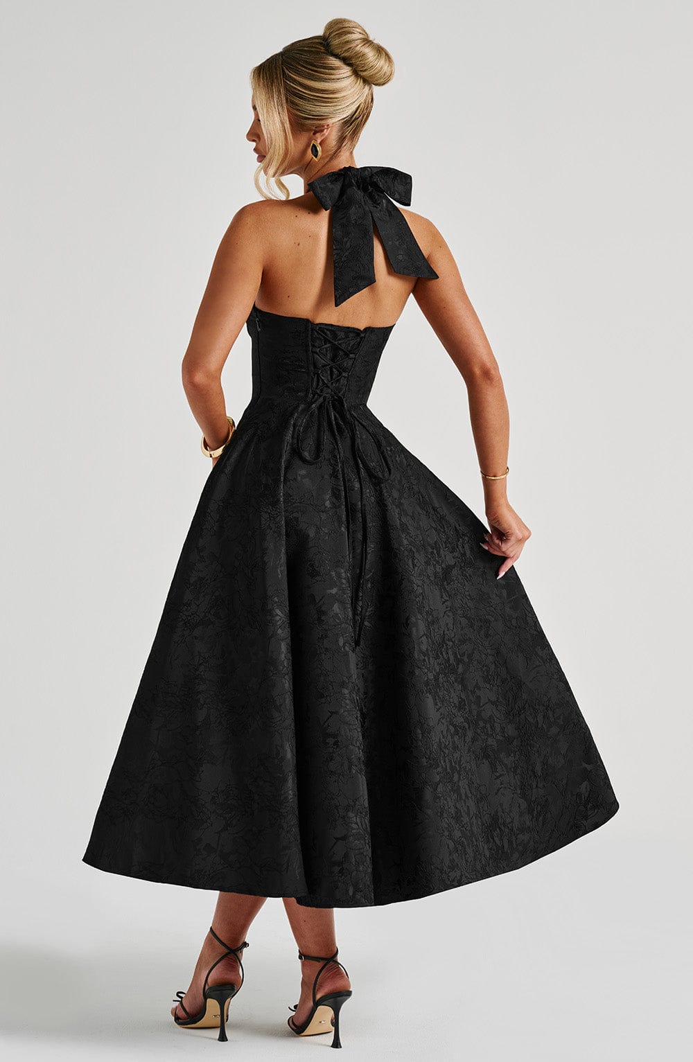 ALMIRA Vintage Midi Elbise