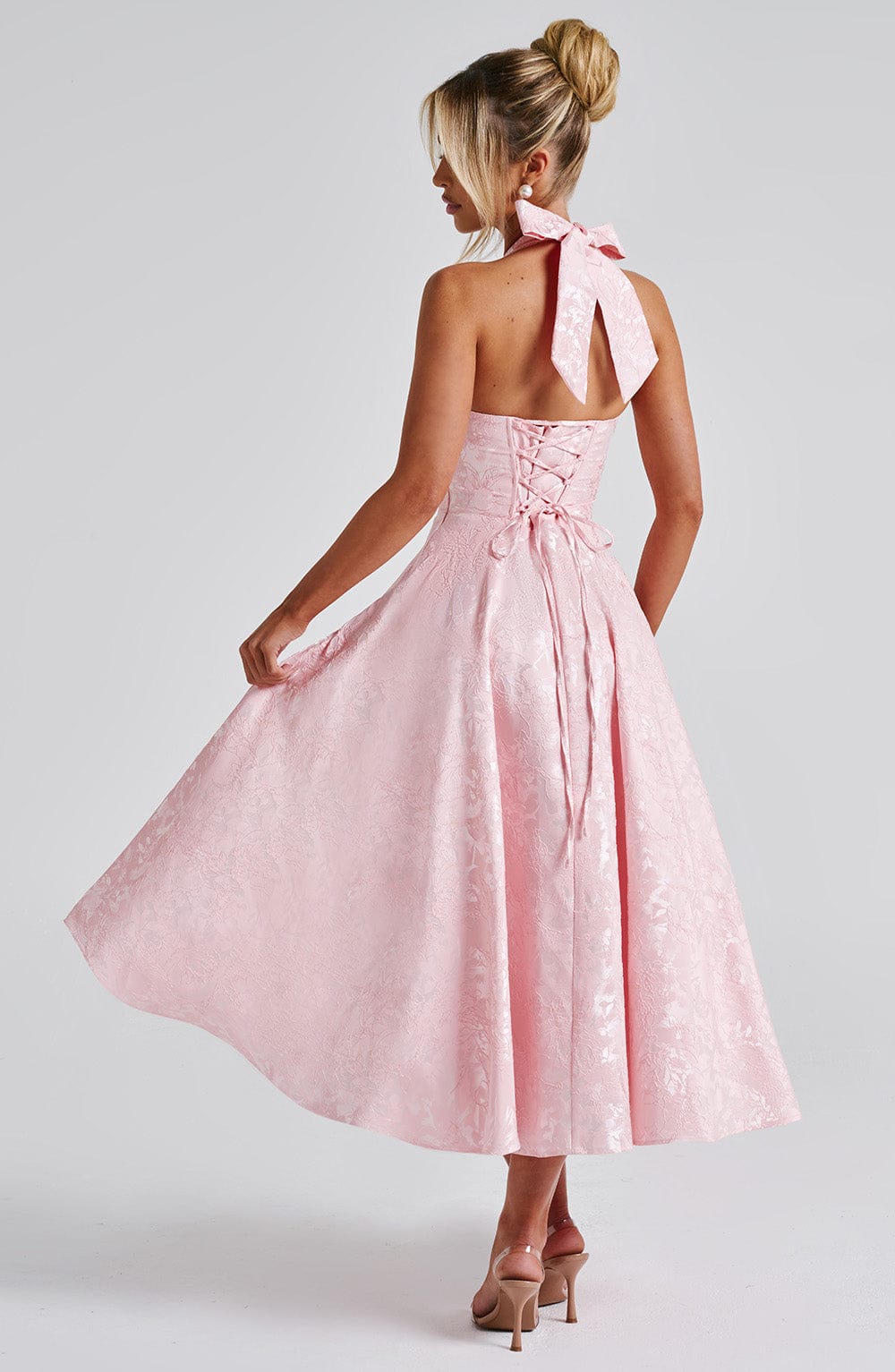 ALMIRA Vintage Midi Elbise