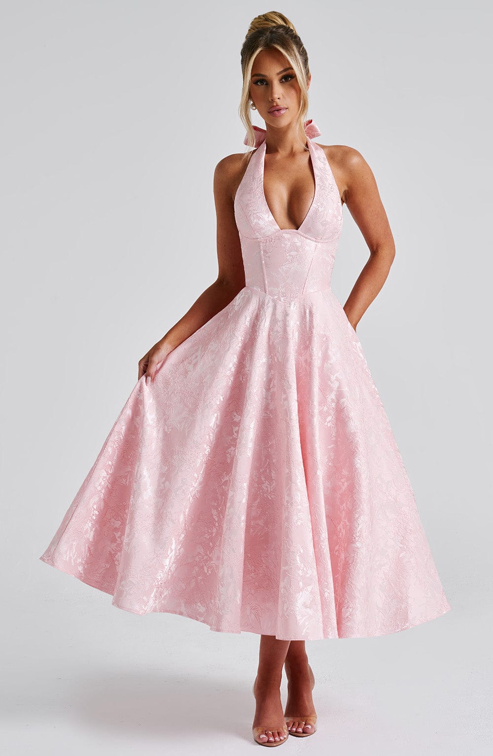 ALMIRA Vintage Midi Elbise