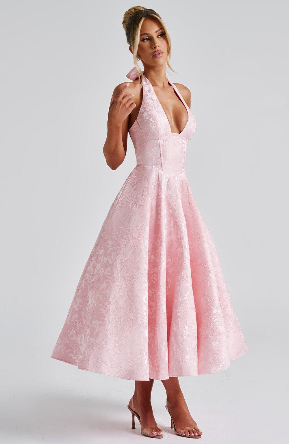 ALMIRA Vintage Midi Elbise