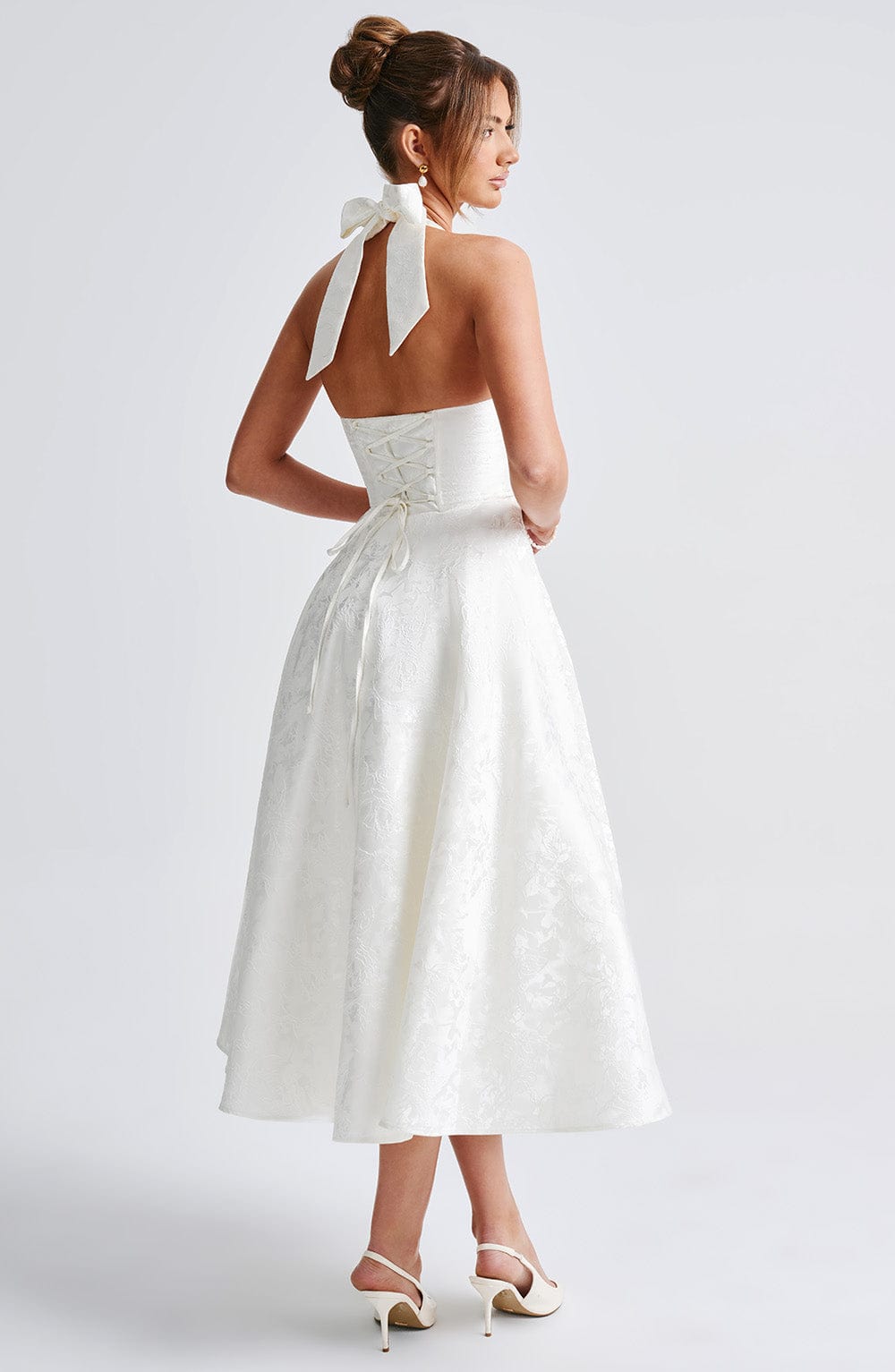 ALMIRA Vintage Midi Elbise