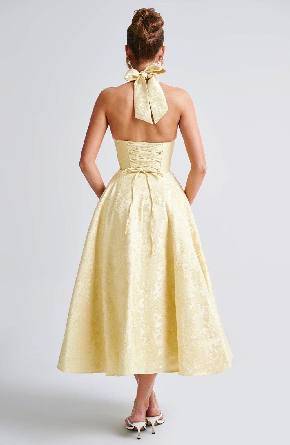 ALMIRA Vintage Midi Elbise