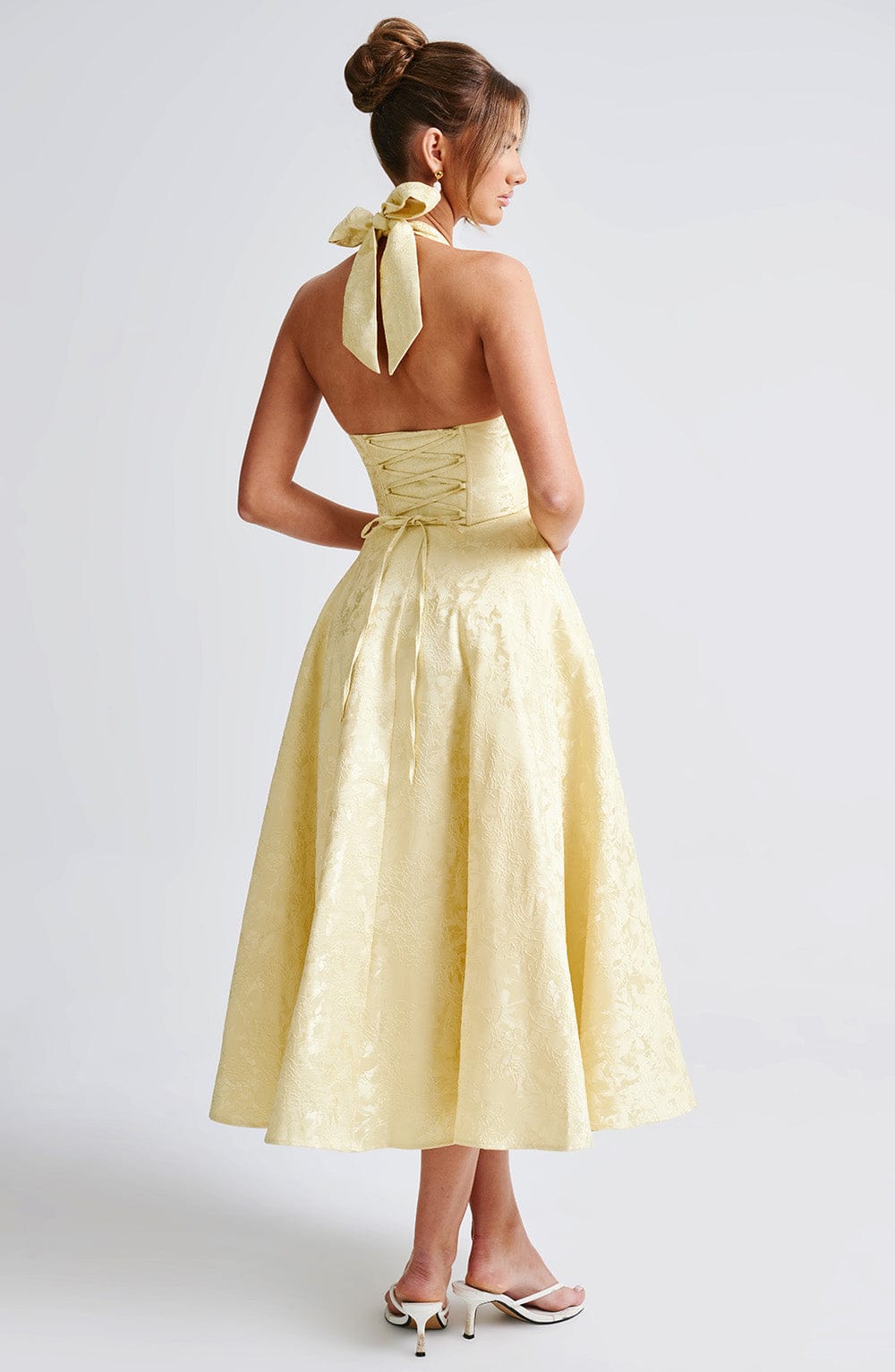 ALMIRA Vintage Midi Elbise