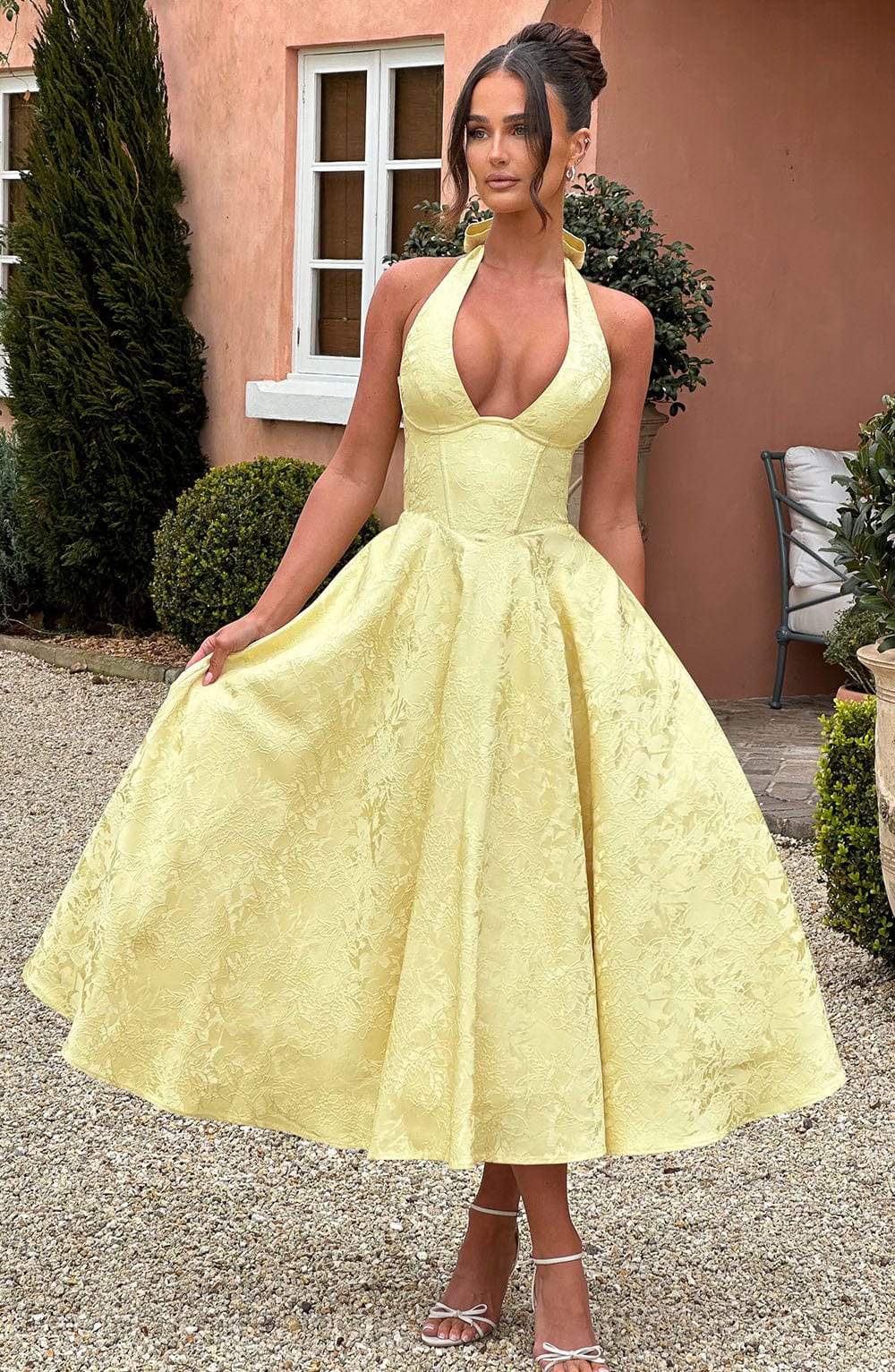 ALMIRA Vintage Midi Elbise