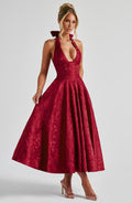 ALMIRA Vintage Midi Elbise
