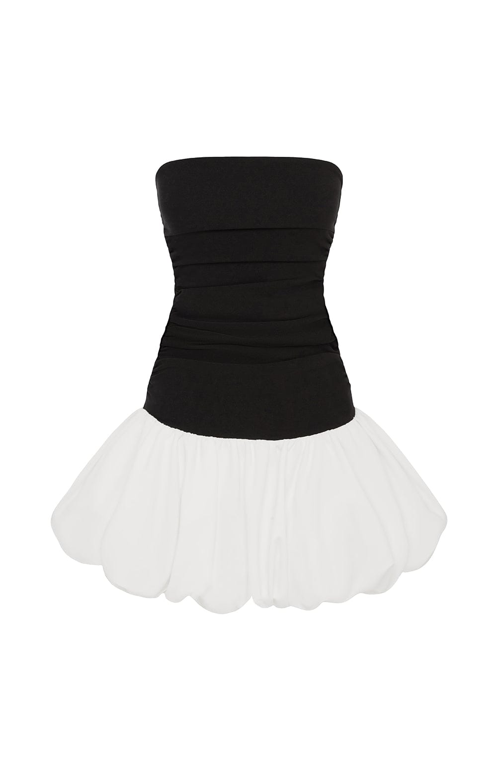 Gemma Mini Elbisesi - Siyah/Beyaz