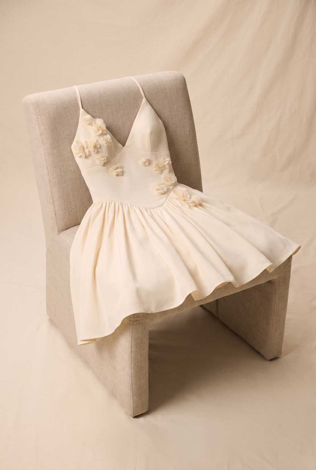 Floral Corset Mini Elbise